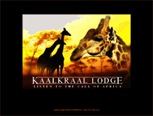 Tablet Screenshot of kaalkraal.co.za
